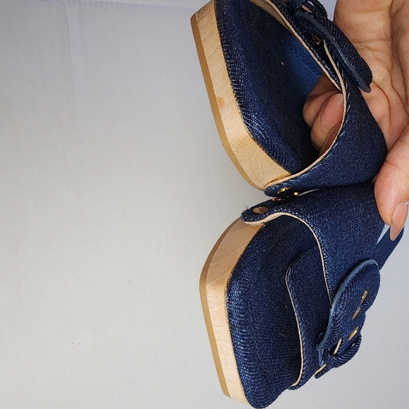 🌸 NEW Veronica Beard | Wood Sandals, size 9 - Picture 11 of 16